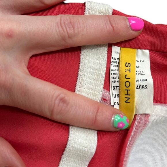 St. John Brown Cheetah Print Halter One Piece Swimsuit - Picture 7 of 10